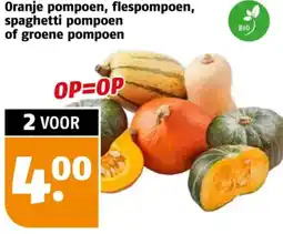 Poiesz Oranje pompoen, flespompoen, spaghetti pompoen of groene pompoen aanbieding