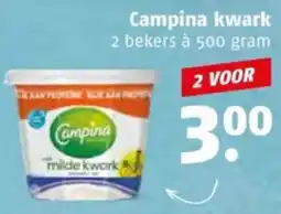 Poiesz Campina kwark aanbieding