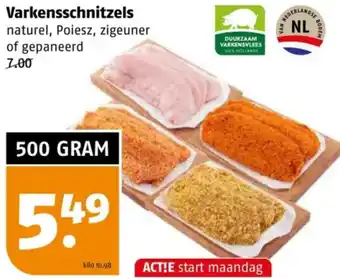 Poiesz Varkensschnitzels aanbieding