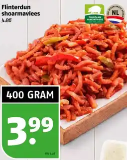 Poiesz Flinterdun shoarmavlees aanbieding