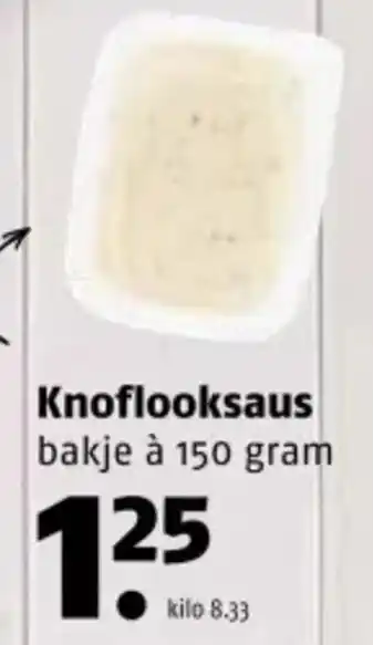 Poiesz Knoflooksaus aanbieding