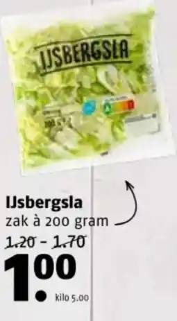 Poiesz IJsbergsla aanbieding