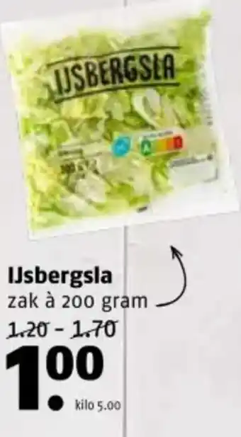 Poiesz IJsbergsla aanbieding