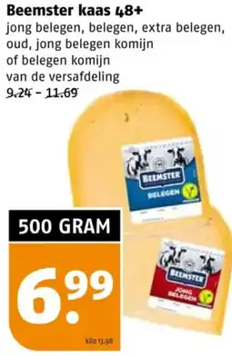 Poiesz Beemster kaas 48+ aanbieding