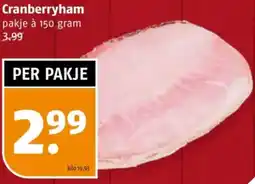 Poiesz Cranberryham aanbieding