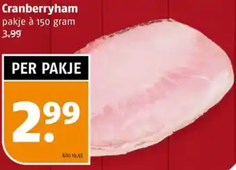 Poiesz Cranberryham aanbieding