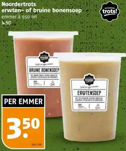 Poiesz Noordertrots erwten of bruine bonensoep aanbieding