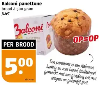 Poiesz Balconi panettone aanbieding