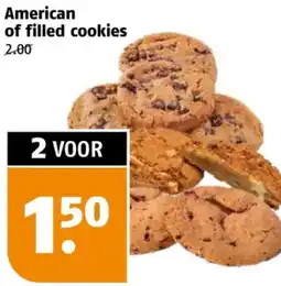 Poiesz American of filled cookies aanbieding