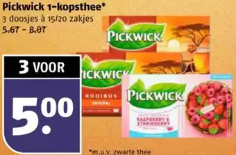 Poiesz Pickwick 1-kopsthee aanbieding