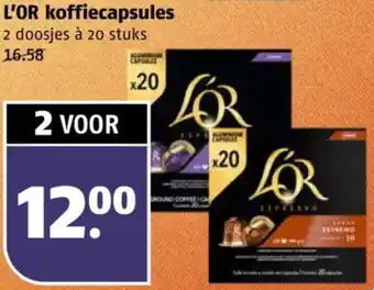 Poiesz L'OR koffiecapsules aanbieding