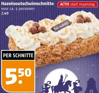 Poiesz Hazelnootschuimschnitte aanbieding