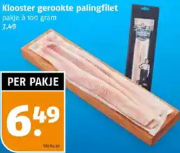 Poiesz Klooster gerookte palingfilet aanbieding