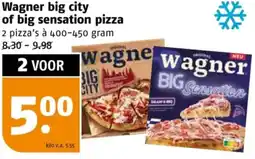 Poiesz Wagner big city of big sensation pizza aanbieding