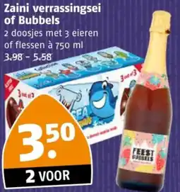 Poiesz Zaini verrassingsei of Bubbels aanbieding