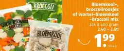 Poiesz Bloemkool, broccoliroosjes of wortel-bloemkool broccoli mix aanbieding