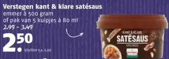 Poiesz Verstegen kant & klare satésaus aanbieding