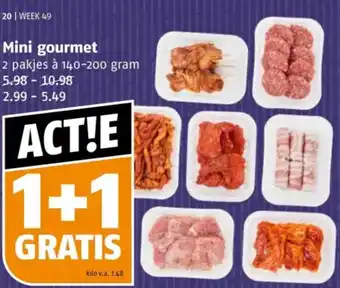 Poiesz Mini gourmet aanbieding