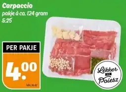 Poiesz Carpaccio aanbieding