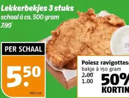 Poiesz Lekkerbekjes 3 stuks aanbieding