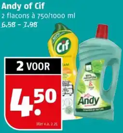 Poiesz Andy of Cif aanbieding