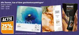 Poiesz Alle Therme, Axe of Dove geschenkverpakkingen aanbieding