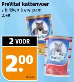 Poiesz PreVital kattenvoer aanbieding