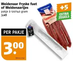 Poiesz Weidenaar Fryske fuet of Weidenaartjes aanbieding