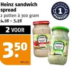Poiesz Heinz sandwich spread aanbieding