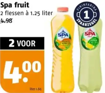 Poiesz Spa fruit aanbieding