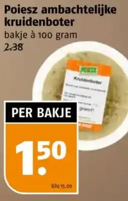 Poiesz Poiesz ambachtelijke kruidenboter aanbieding