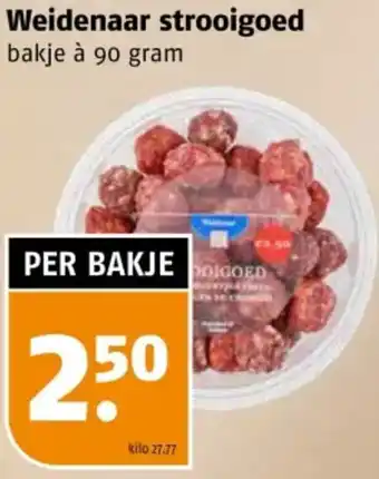 Poiesz Weidenaar strooigoed aanbieding