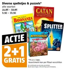 Poiesz Diverse spelletjes & puzzels aanbieding