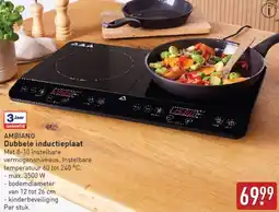 ALDI Ambiano Dubbele inductieplaat aanbieding