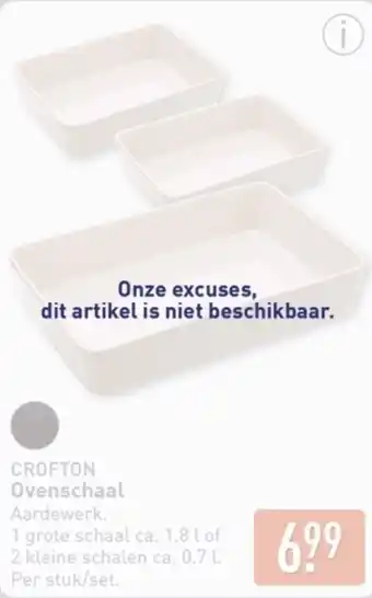 ALDI Crofton Ovenschaal aanbieding