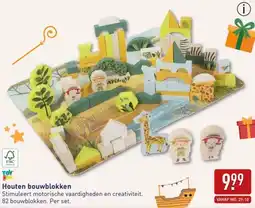 ALDI Houten bouwblokken aanbieding