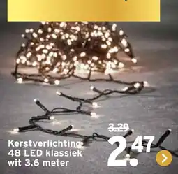 GAMMA Kerstverlichting 48 LED klassiek wit aanbieding