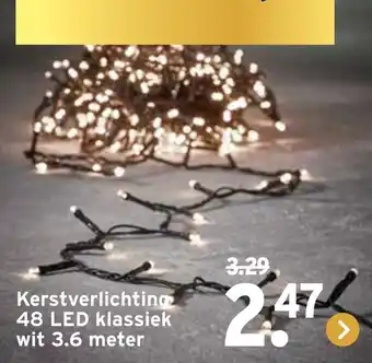 GAMMA Kerstverlichting 48 LED klassiek wit aanbieding