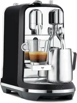 Amazon Sage Appliances SNE800BTR de Creatista Plus, Nespresso-apparaat, zwarte truffel aanbieding