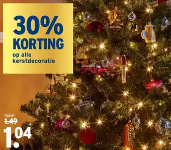 GAMMA Op alle kerstdecoratie aanbieding