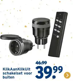 GAMMA KlikAanKlikUit schakelset voor buiten aanbieding