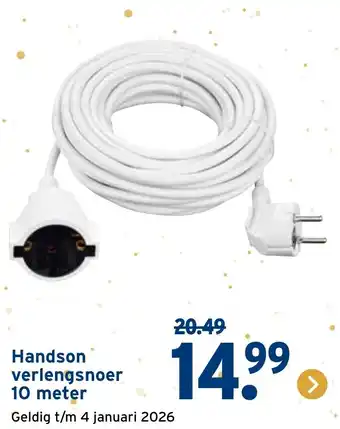 GAMMA Handson verlengsnoer aanbieding