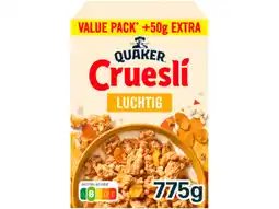 Hoogvliet Quaker Cruesli luchtig aanbieding