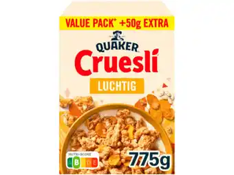Hoogvliet Quaker Cruesli luchtig aanbieding