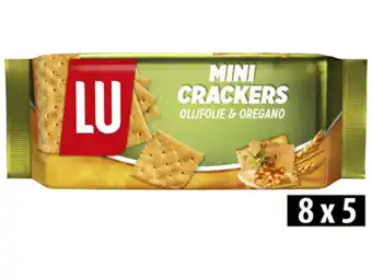 Hoogvliet Lu Mini crackers olijfolie & oregano aanbieding