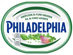 Hoogvliet Philadelphia Zuivelspread knoflook & fijne kruiden aanbieding