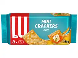 Hoogvliet Lu Mini crackers zout aanbieding