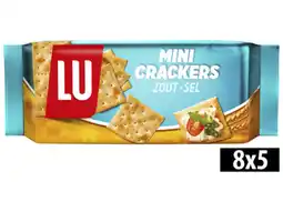 Hoogvliet Lu Mini crackers zout aanbieding