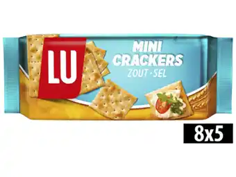 Hoogvliet Lu Mini crackers zout aanbieding