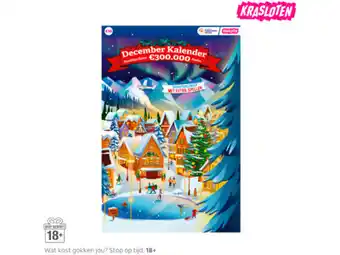 Hoogvliet Krasloten December Kalender 10 euro aanbieding